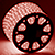 Светодиодный дюралайт трехжильный (36LED на 1м, бухта 100м, 3W, круглый 13мм, чейзинг) красный