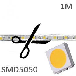 Уличная светодиодная лента SMD5050 нарезка (60LED на 1м, 1м, IP68)