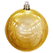 Елочные шары набор (2шт, d12см, глянцевые) золотой