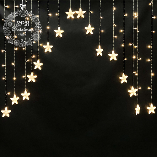 Светодиодная гирлянда арка «Звезды» (138LED, 16 фигурок, 3х1,2м)