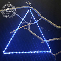 Световой подвес на деревья «Треугольник» (58х66см, 56LED, IP65)